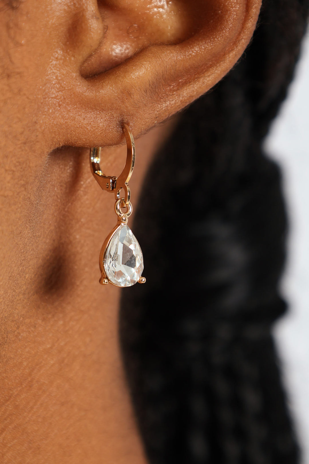 2 Pack Pearl Drop Earring & Necklace Set - Gold