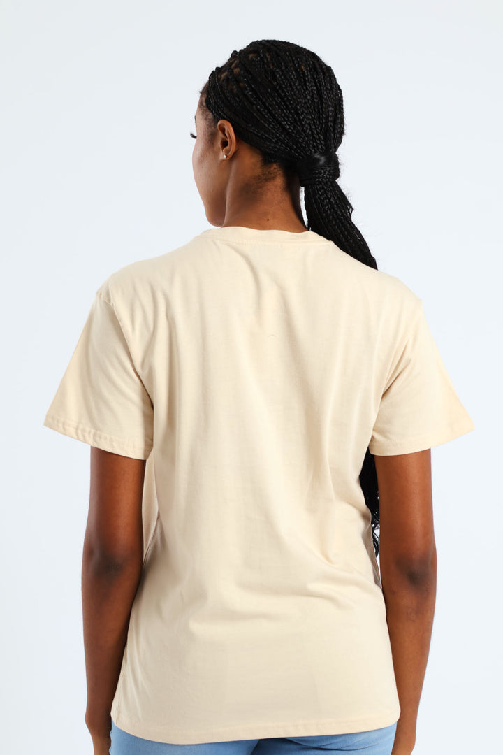 Spread Kindness Like Wildflowers Tee - Tan