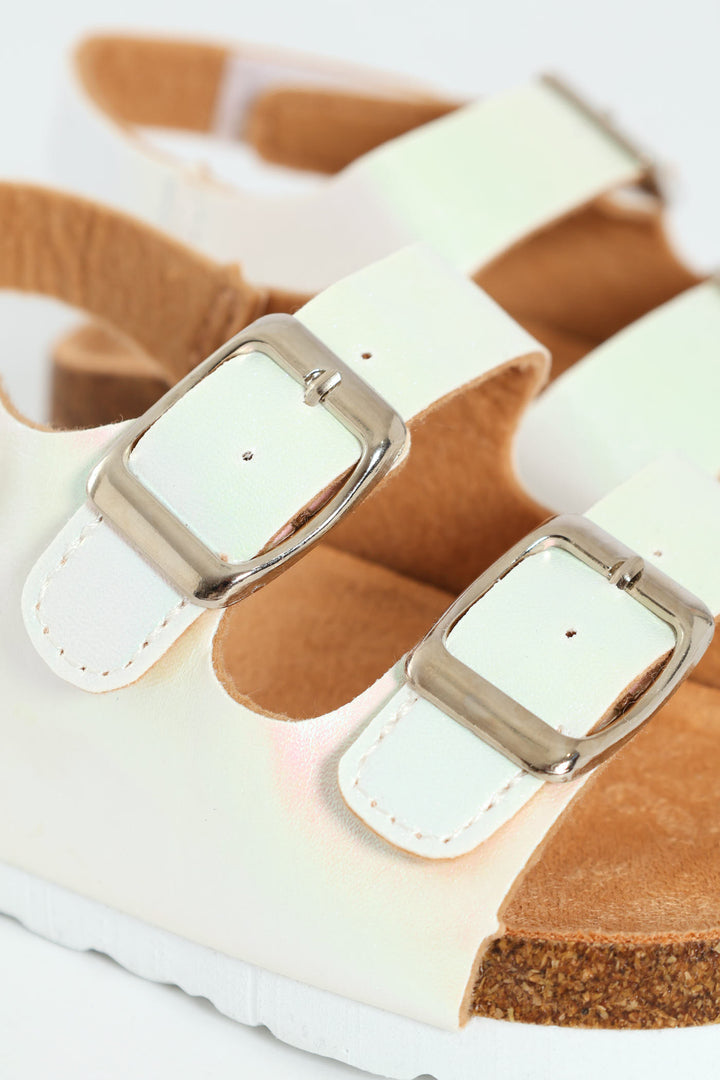 Pre-Girls Double Buckle Health Sandal - Multi