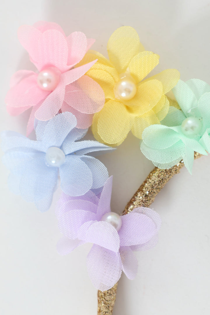 Pre-Girls Floral Aliceband - Multi