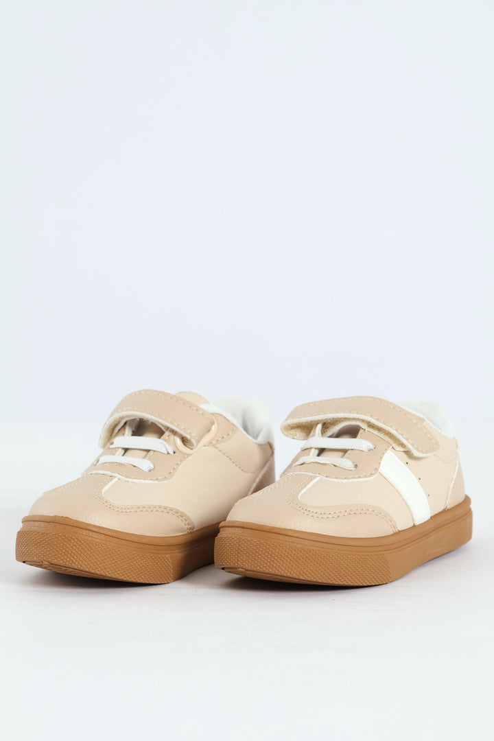 Pre-Boys Fashion Street Sneaker - Stone