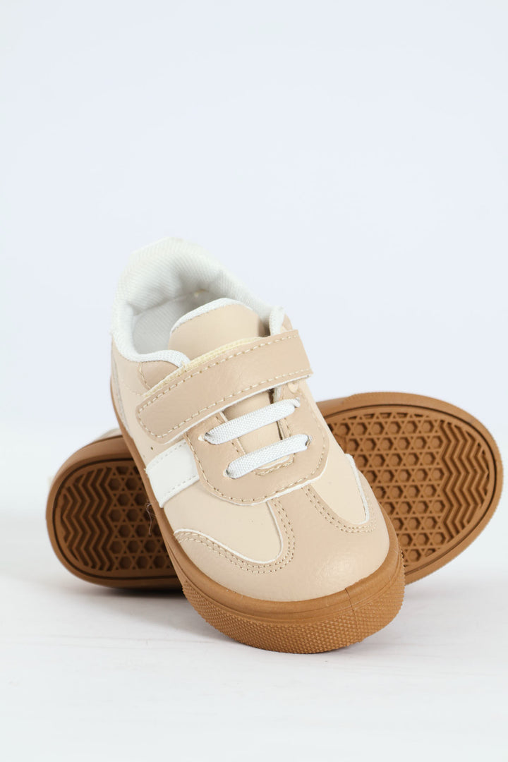 Pre-Boys Fashion Street Sneaker - Stone