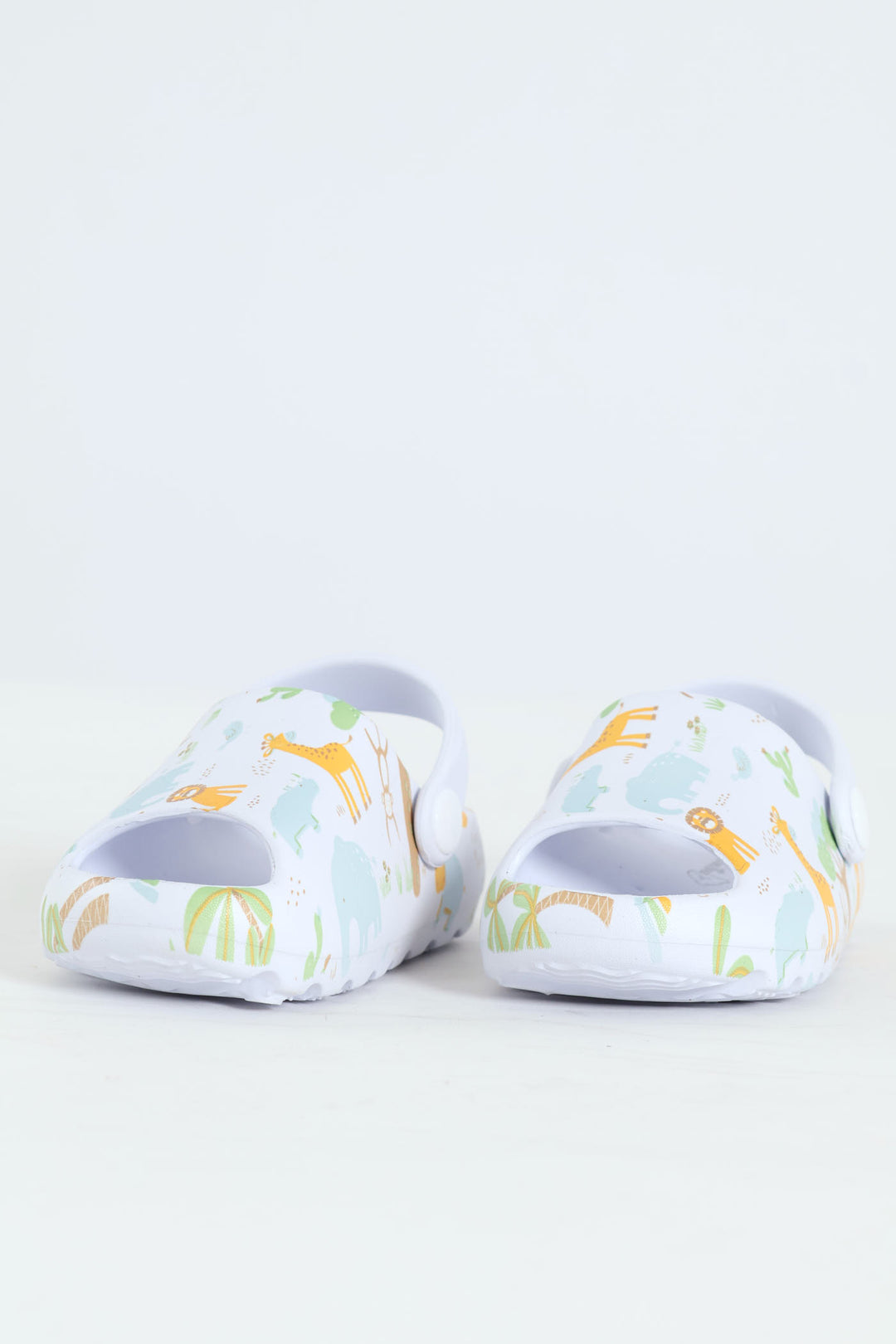 Baby Boys Animal Print Eva Sandal - White