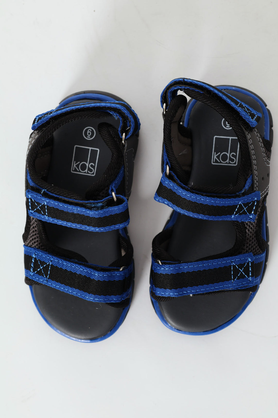 Pre-Boys Open Toe Adventure Sandal - Grey