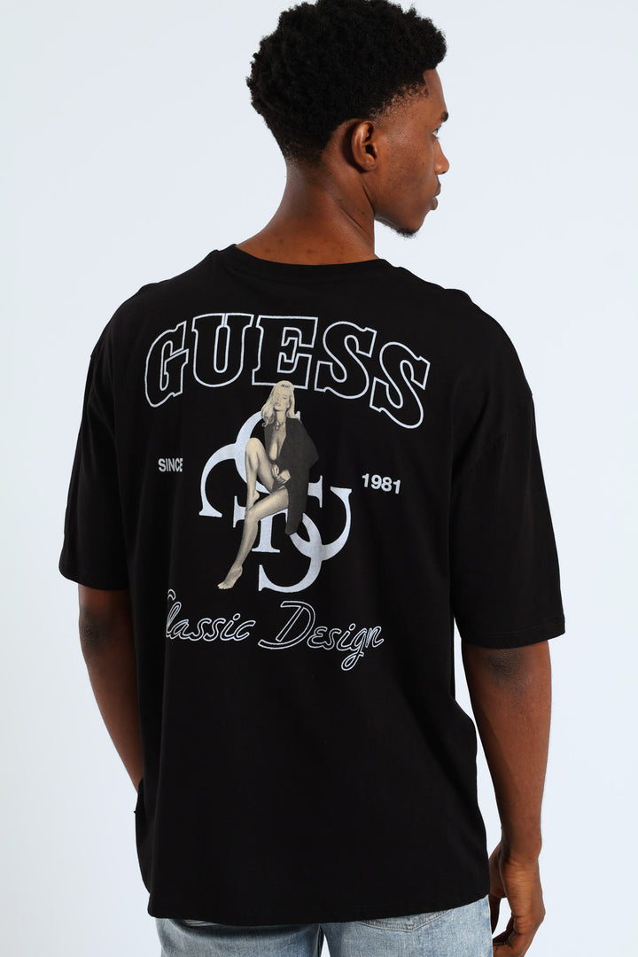 Basic Model Logo Tee - Black