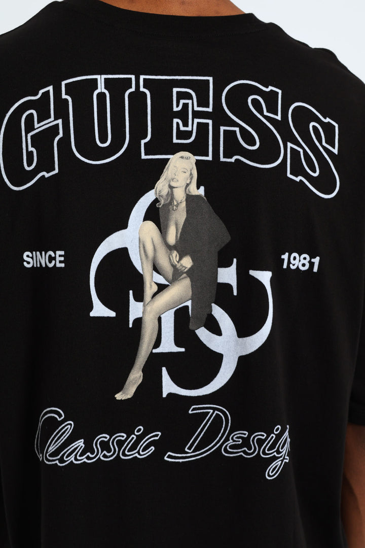 Basic Model Logo Tee - Black