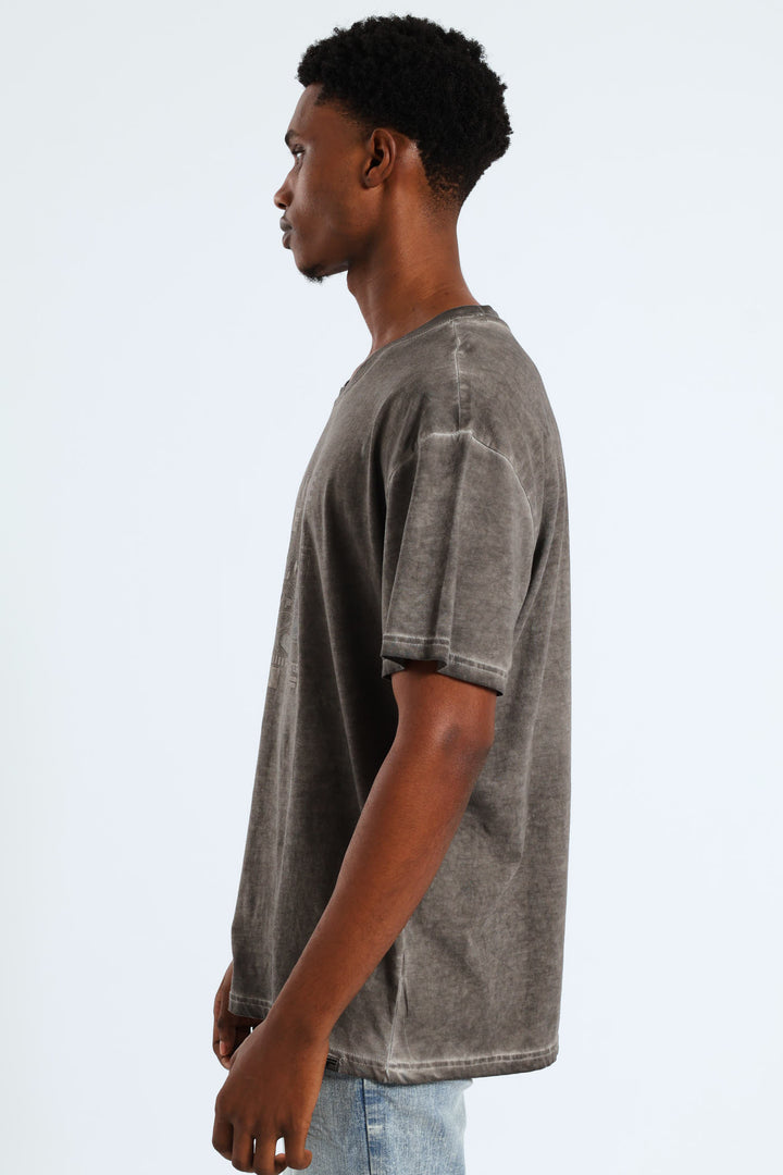 Brenner Oversized Tee - Dark Grey