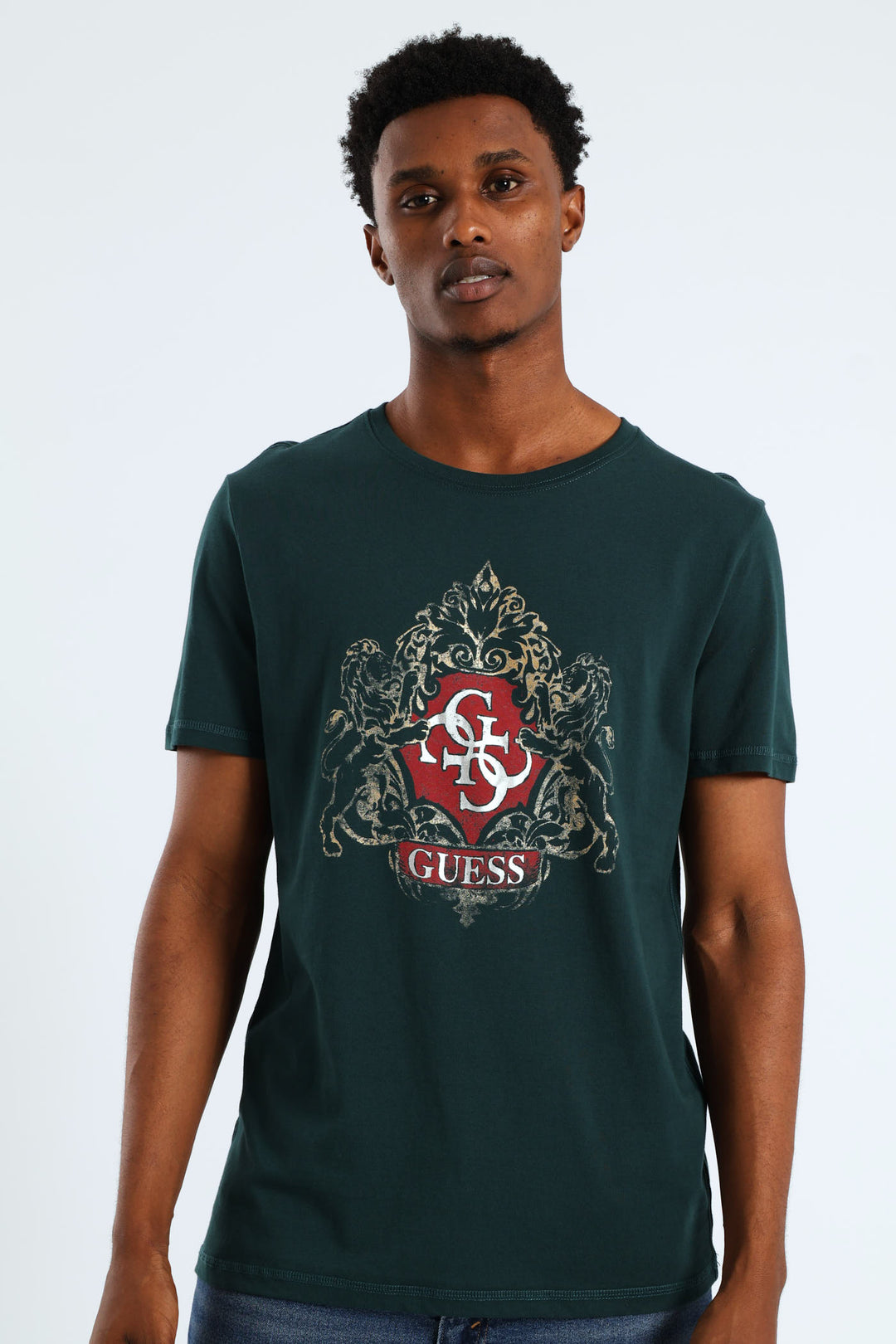 Short Sleeve Emblem Tee - Jade