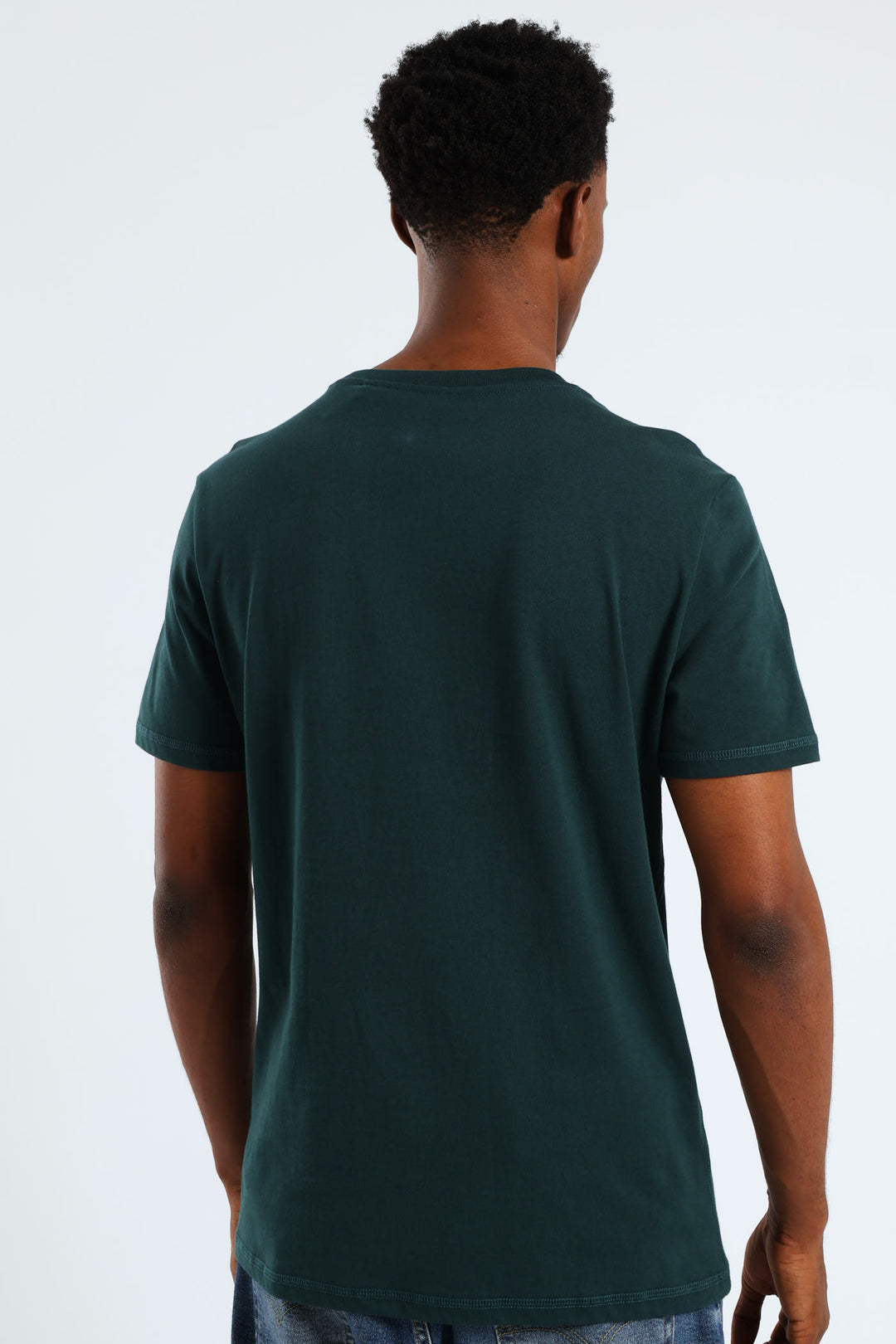 Short Sleeve Emblem Tee - Jade