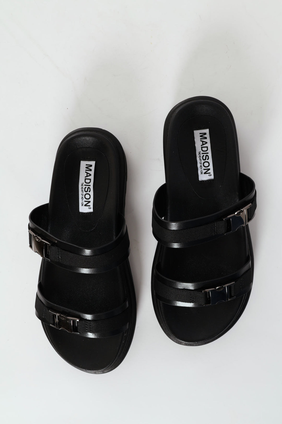 Two Strap Birke Sandal - Black