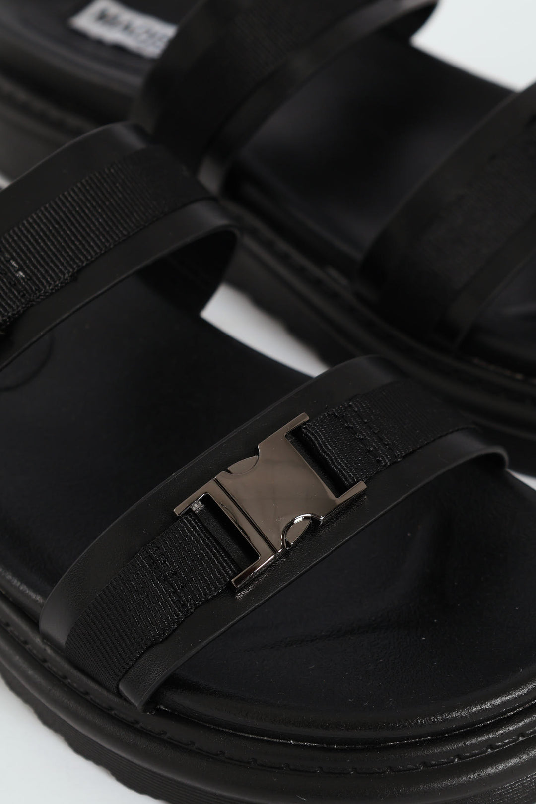 Two Strap Birke Sandal - Black