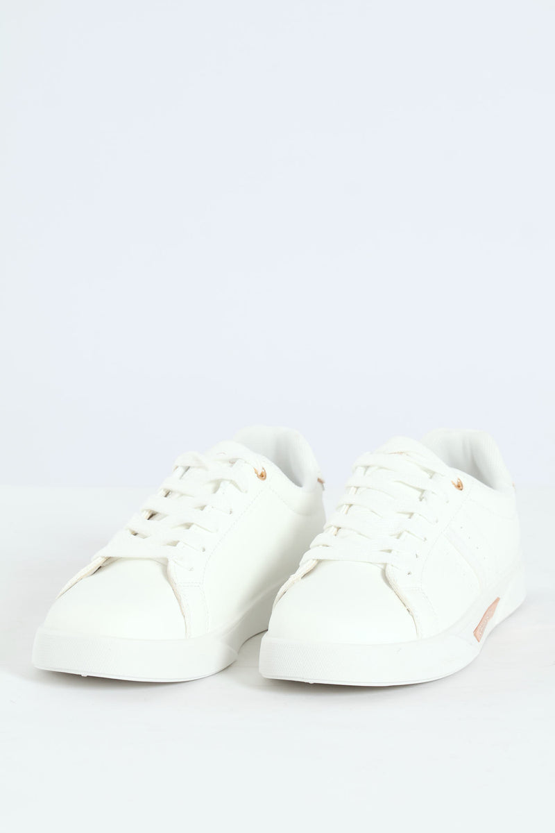Lace Up Sneaker - White