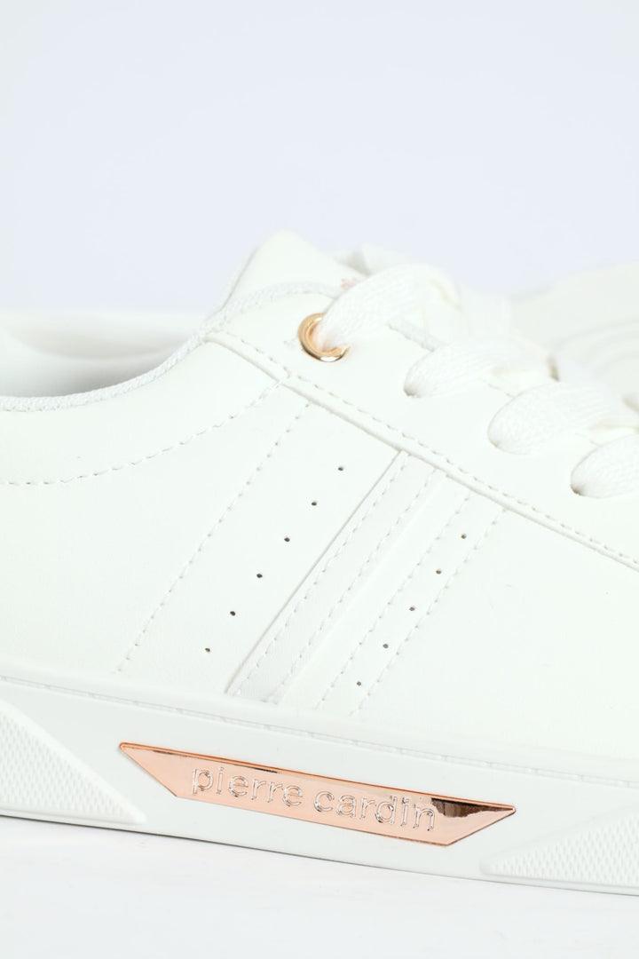 Lace Up Sneaker - White