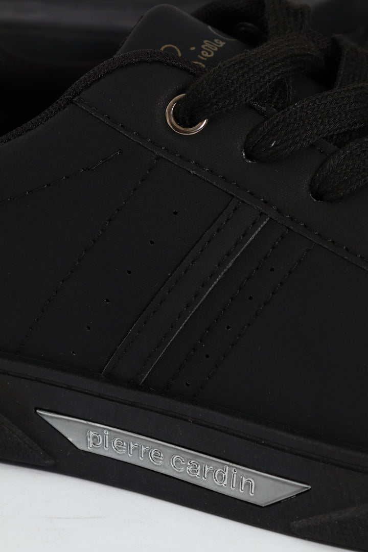 Lace Up Sneaker - Black