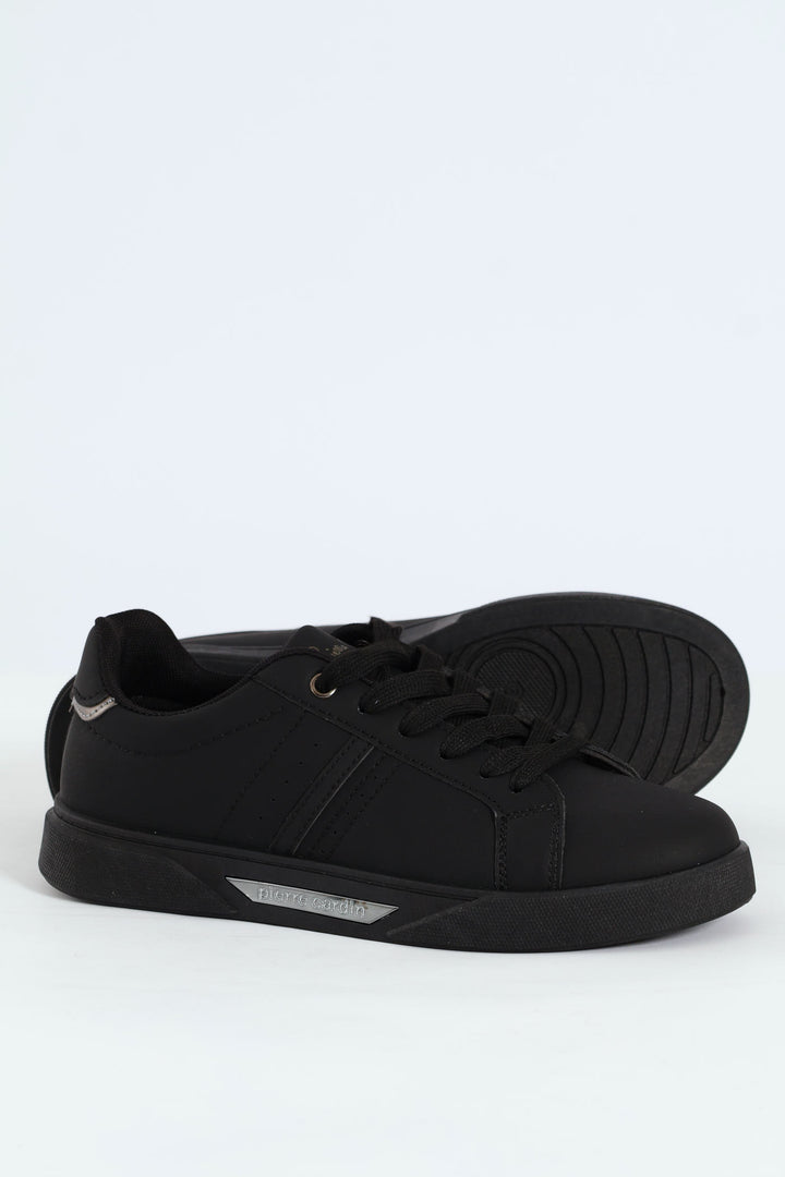 Lace Up Sneaker - Black