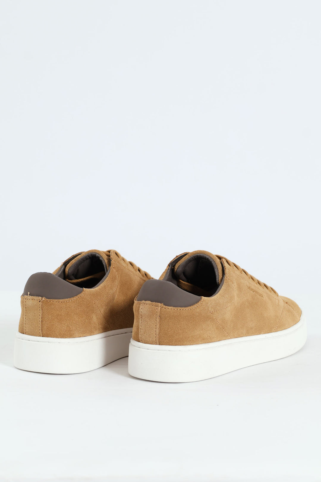 Suede Court Sneaker - Stone