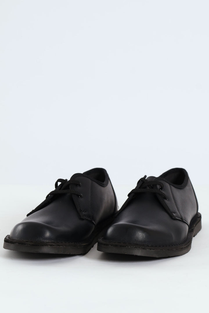 Trooper Lace Up Shoe - Black