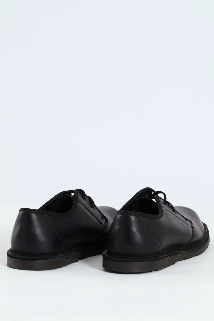 Trooper Lace Up Shoe - Black