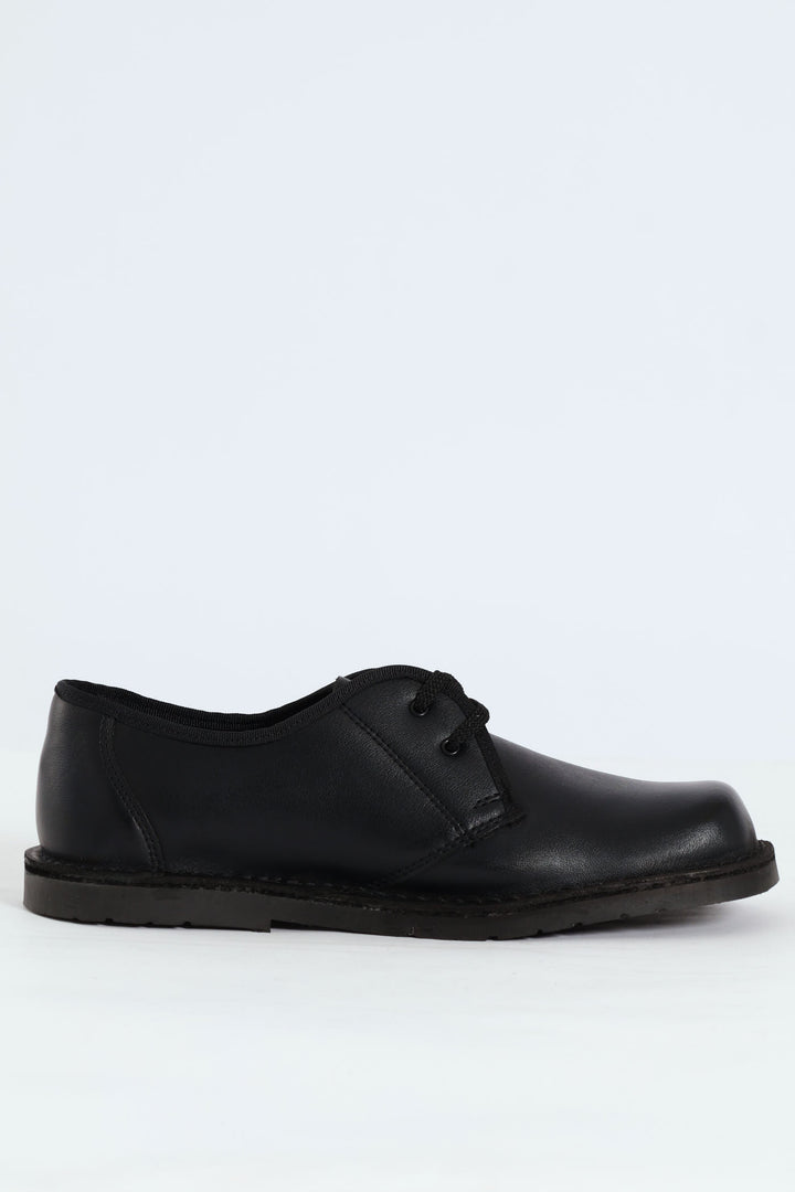 Trooper Lace Up Shoe - Black