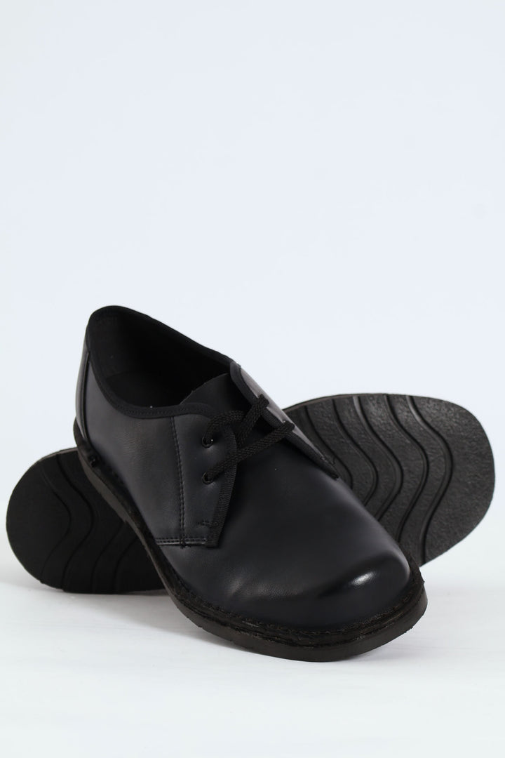 Trooper Lace Up Shoe - Black