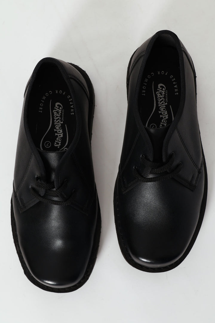 Trooper Lace Up Shoe - Black