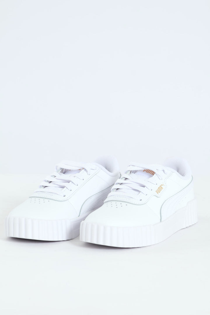 Girls Carina 3.0 Jr Sneaker - White