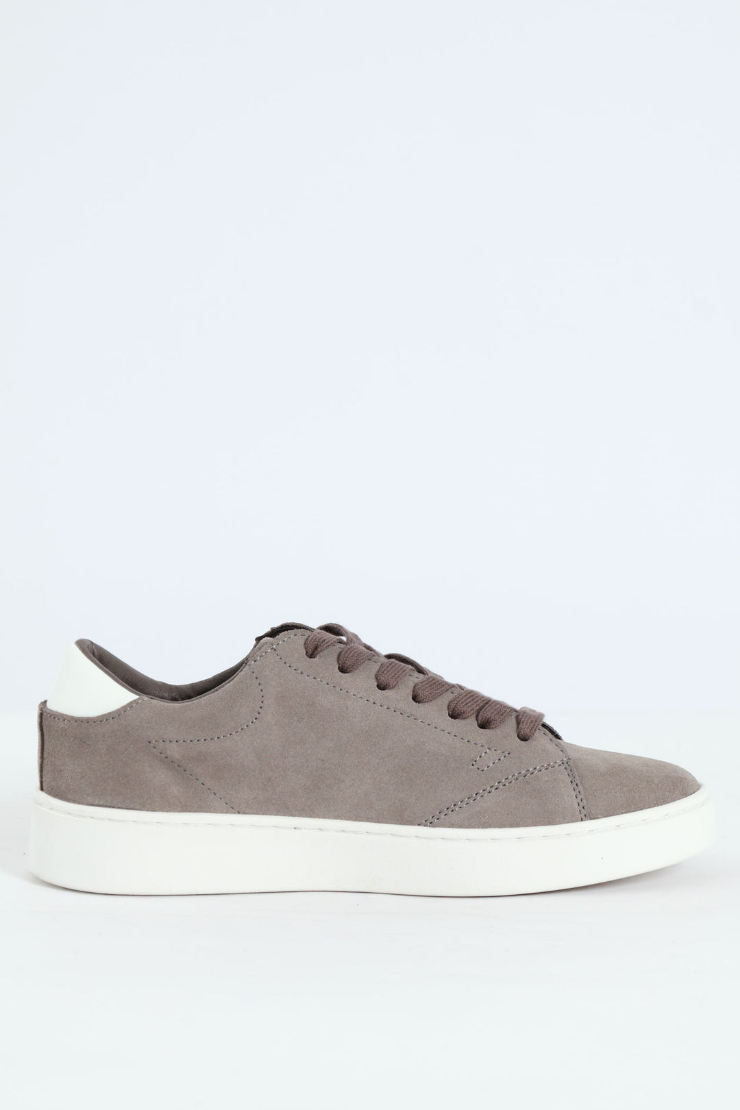 Suede Court Sneaker - Grey