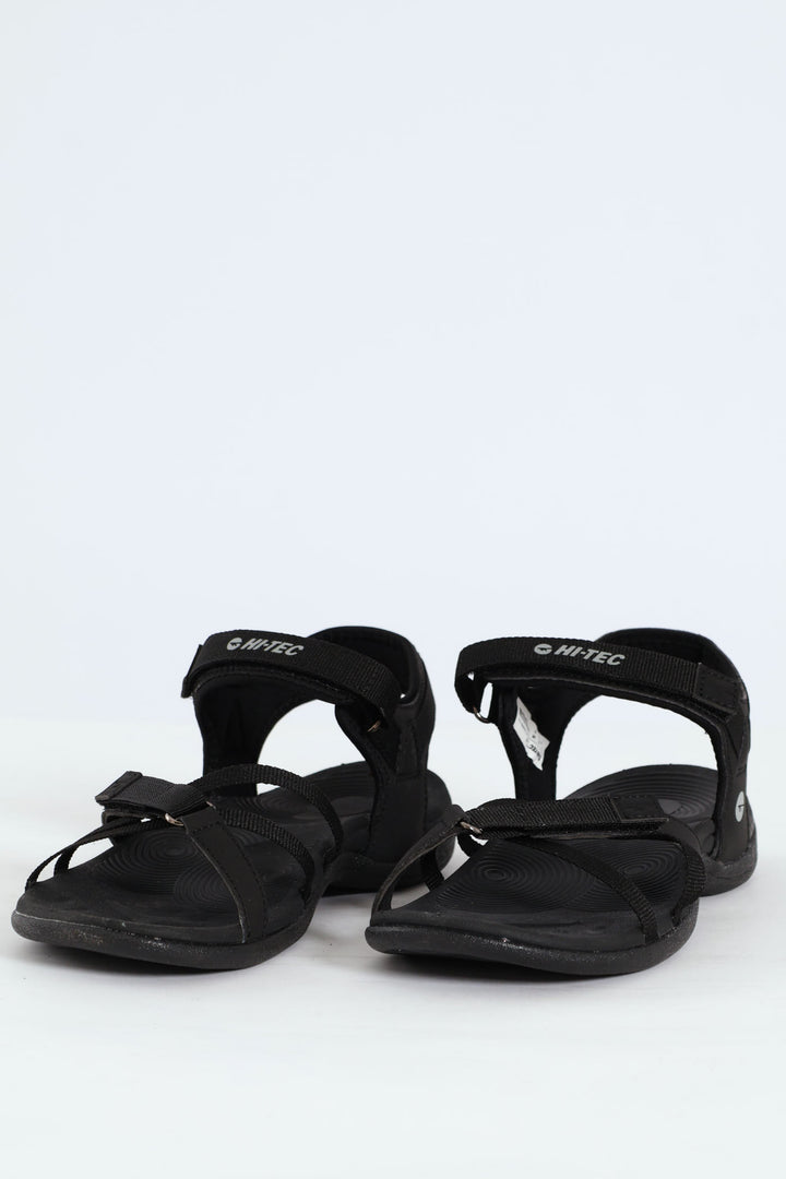 Anselia Multi Strap Sandal - Black