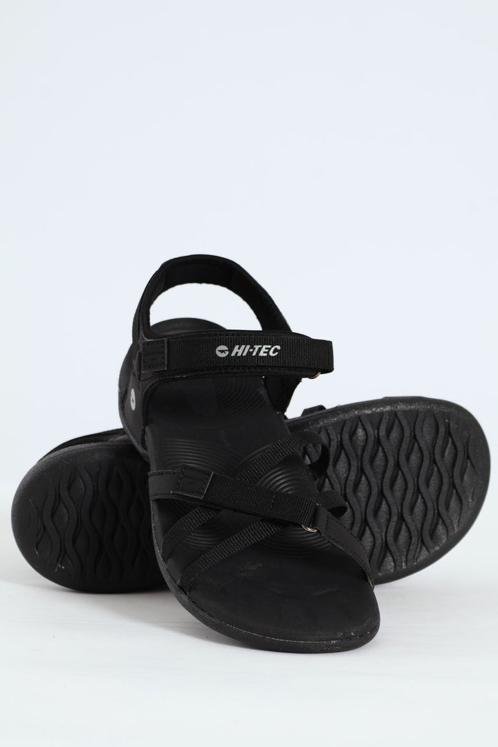 Anselia Multi Strap Sandal - Black