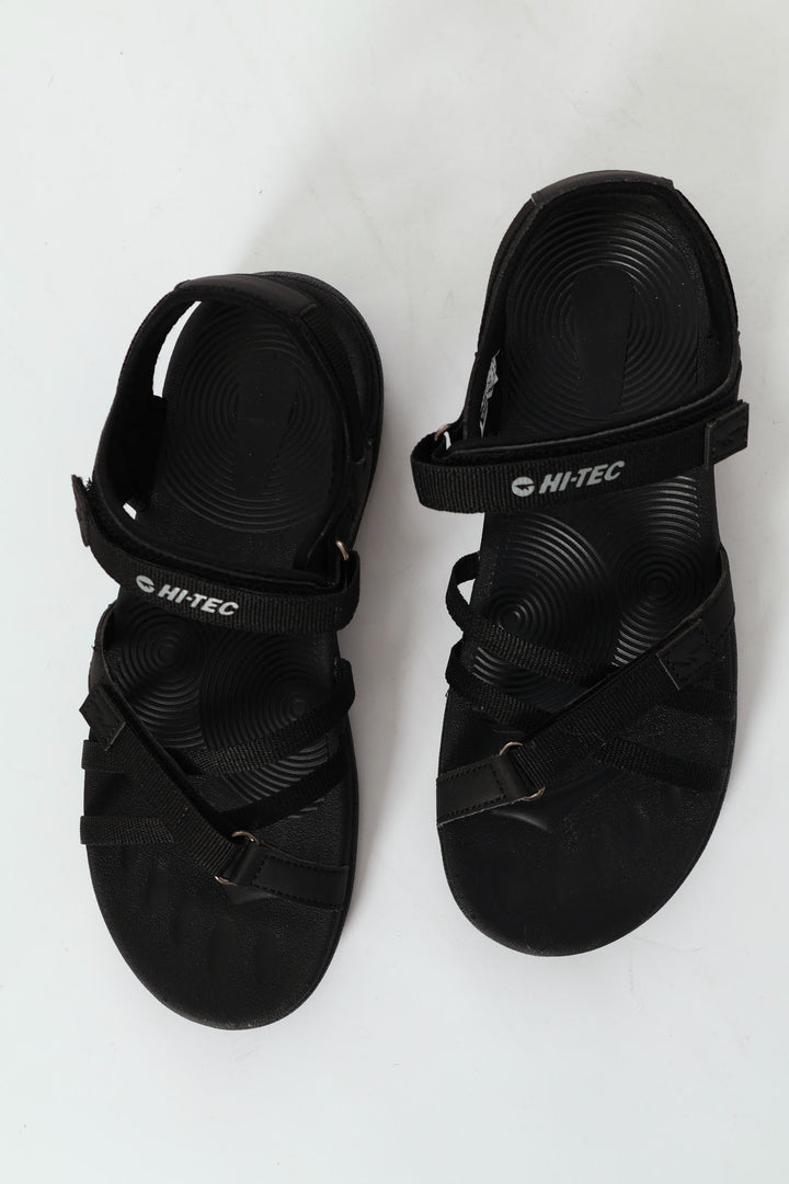 Anselia Multi Strap Sandal - Black