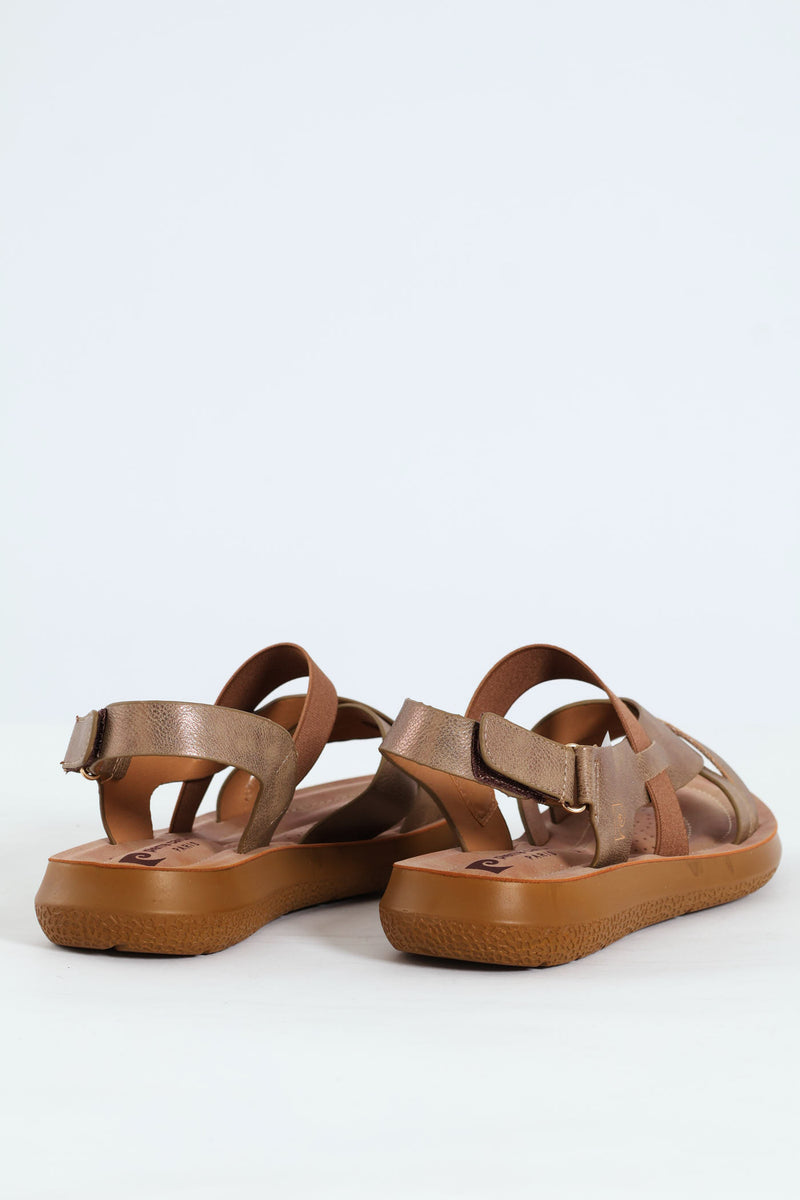 Ankle Strap Sandal - Beige