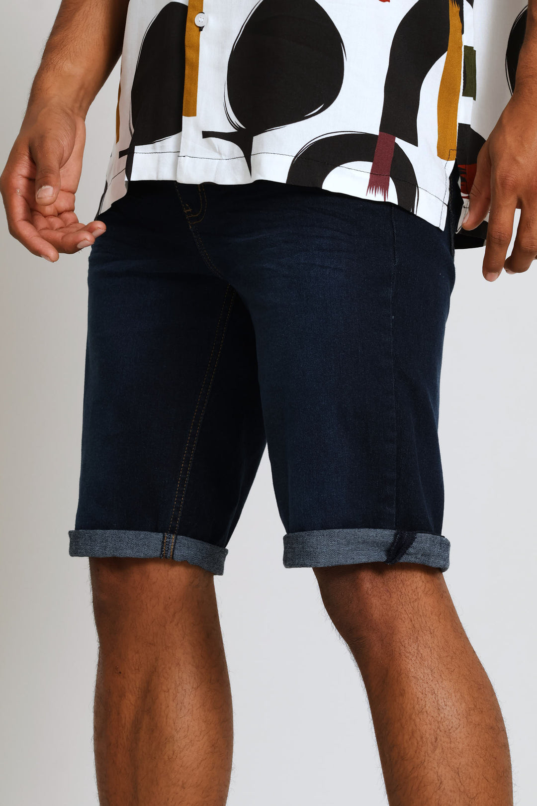 Raw Denim Short - Dark Blue