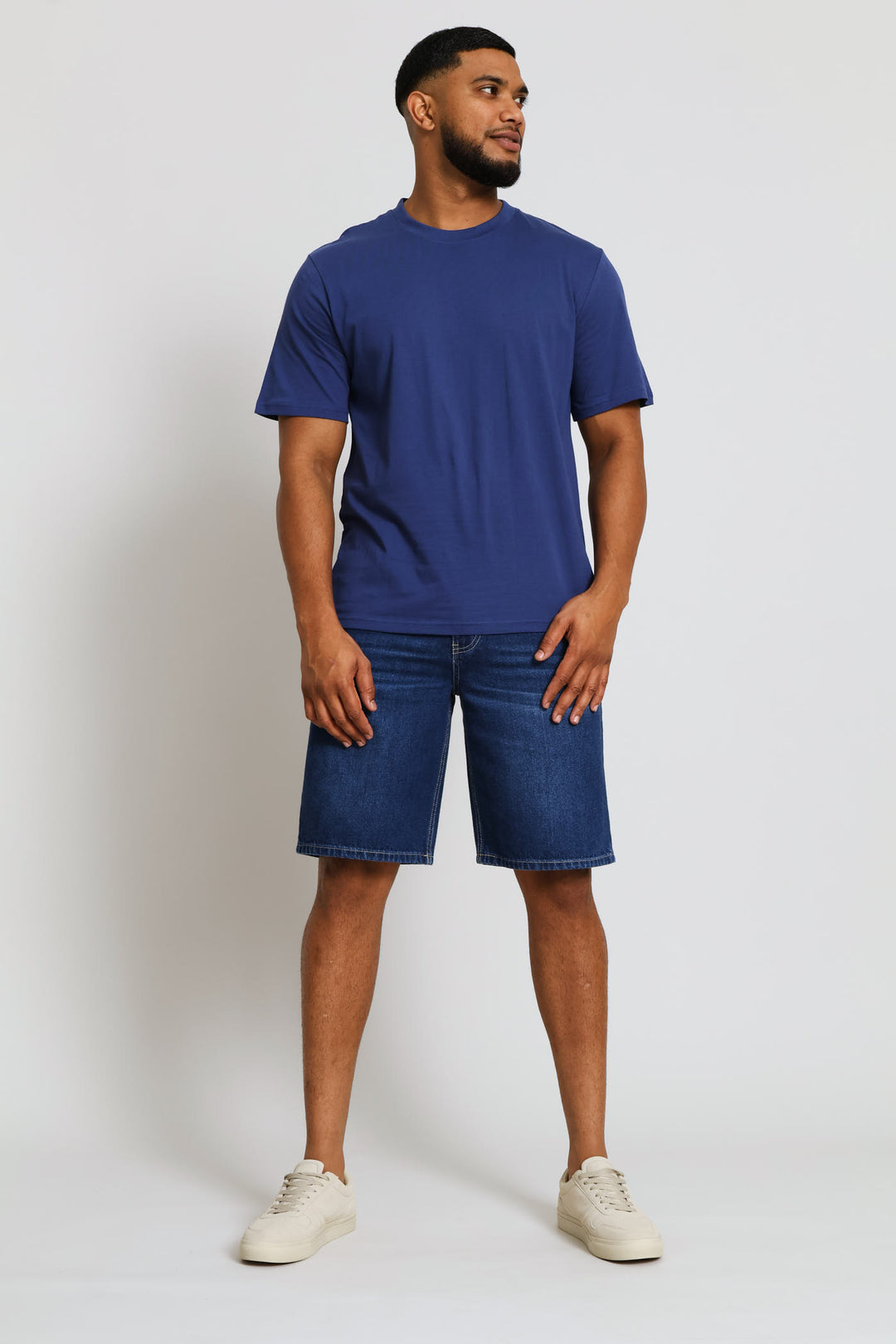 Plain Crew Tee - Blue