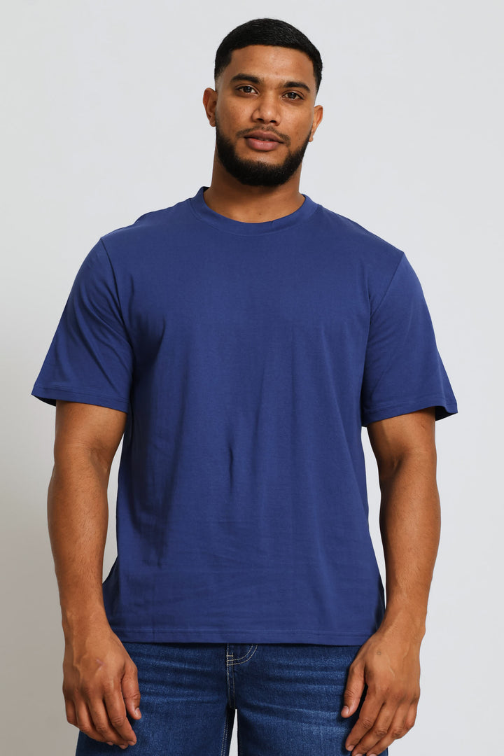 Plain Crew Tee - Blue