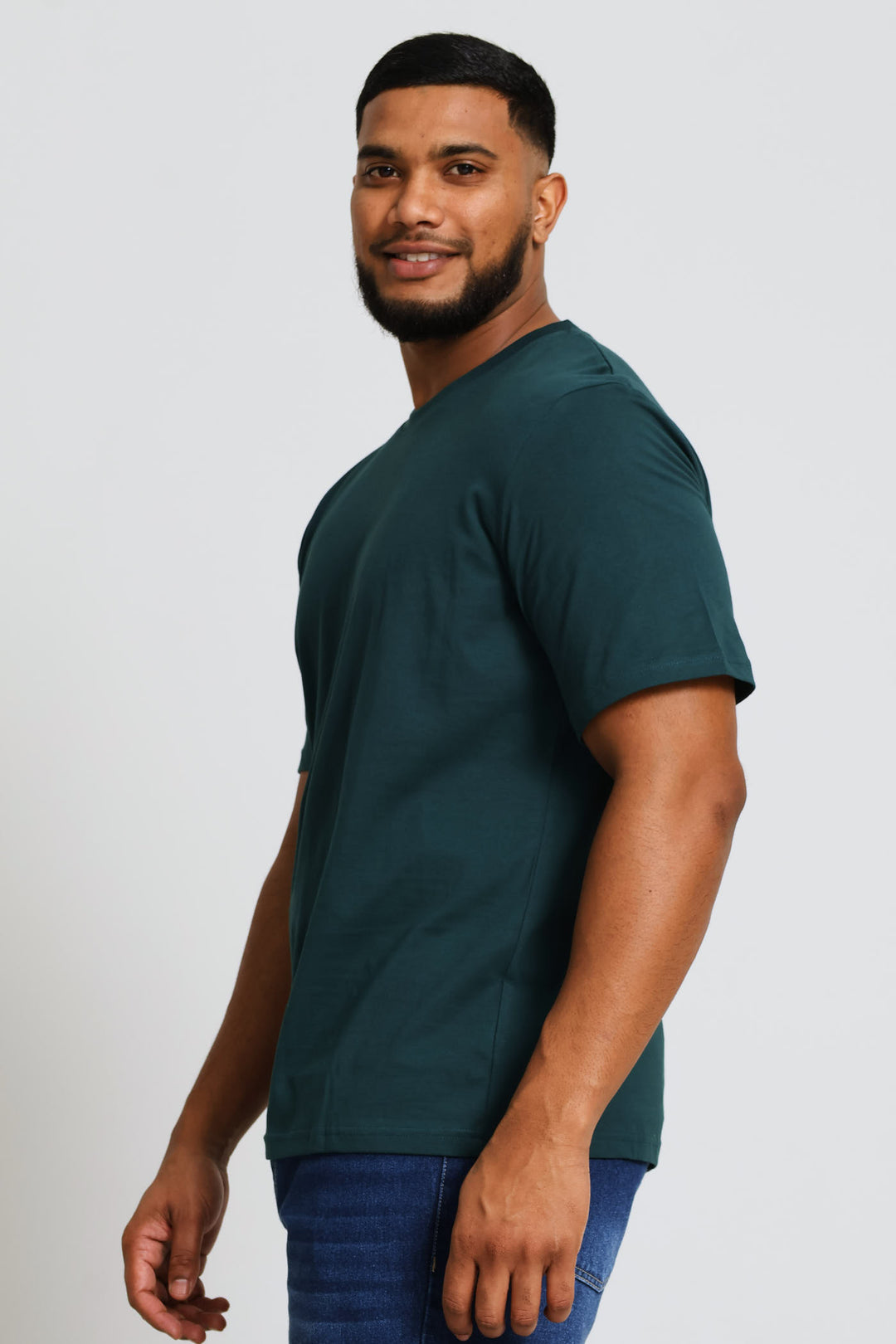 Plain Crew Tee - Green