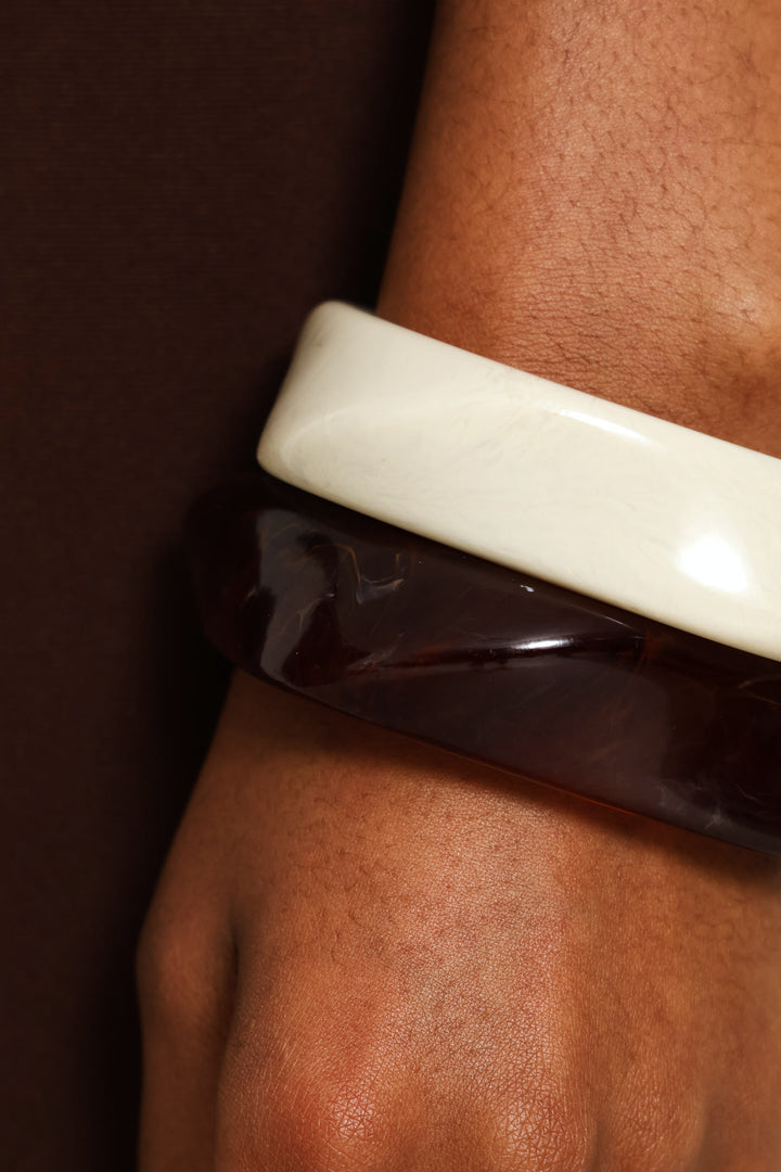 2 Pack Resin Bangles - Multi