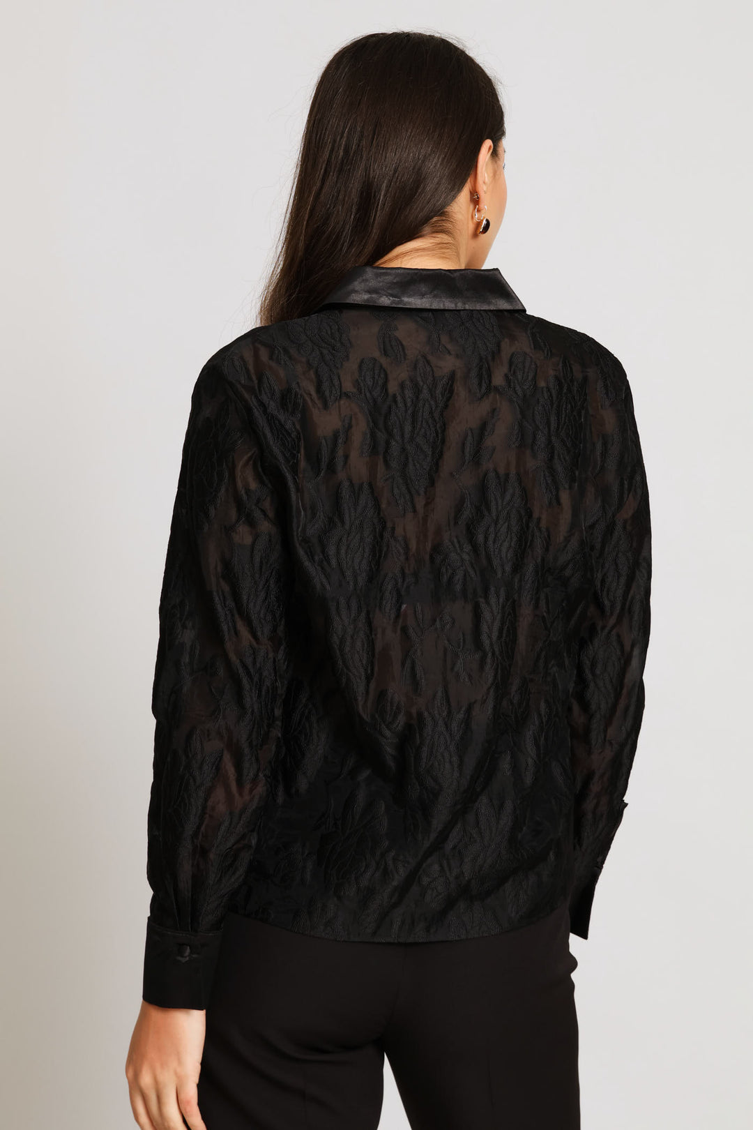 Applique Shirt - Black