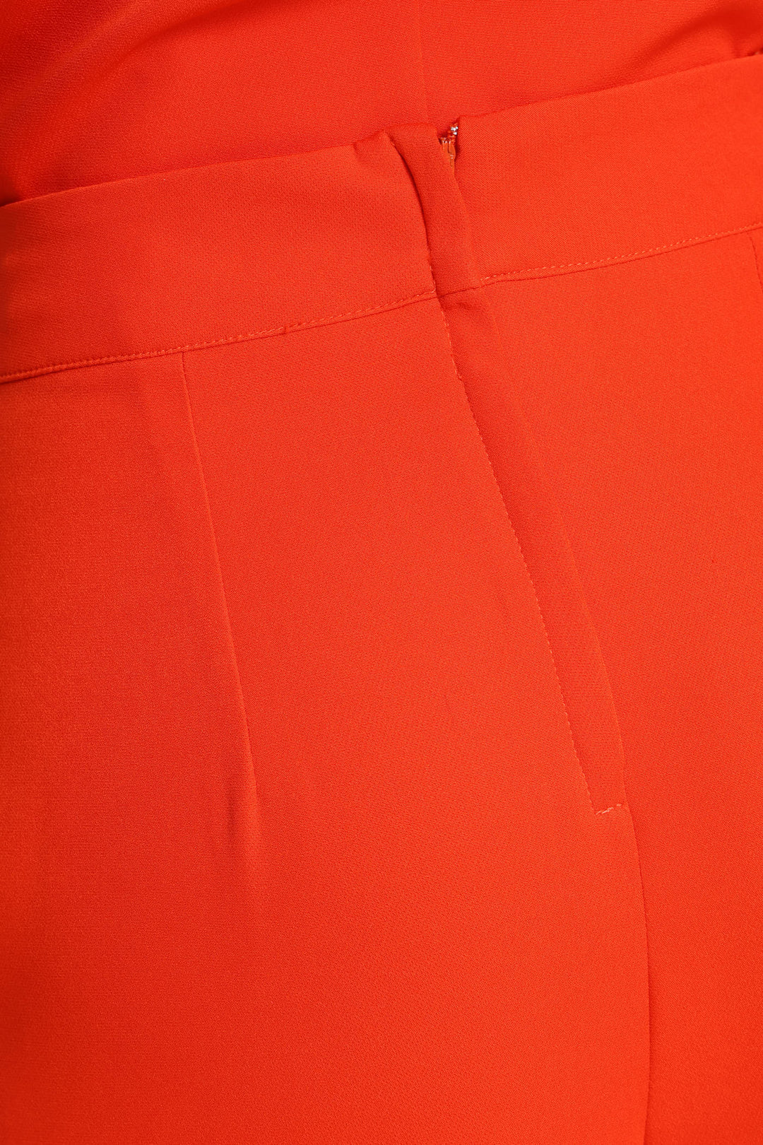 Three Button Wide Leg Pant - Coral