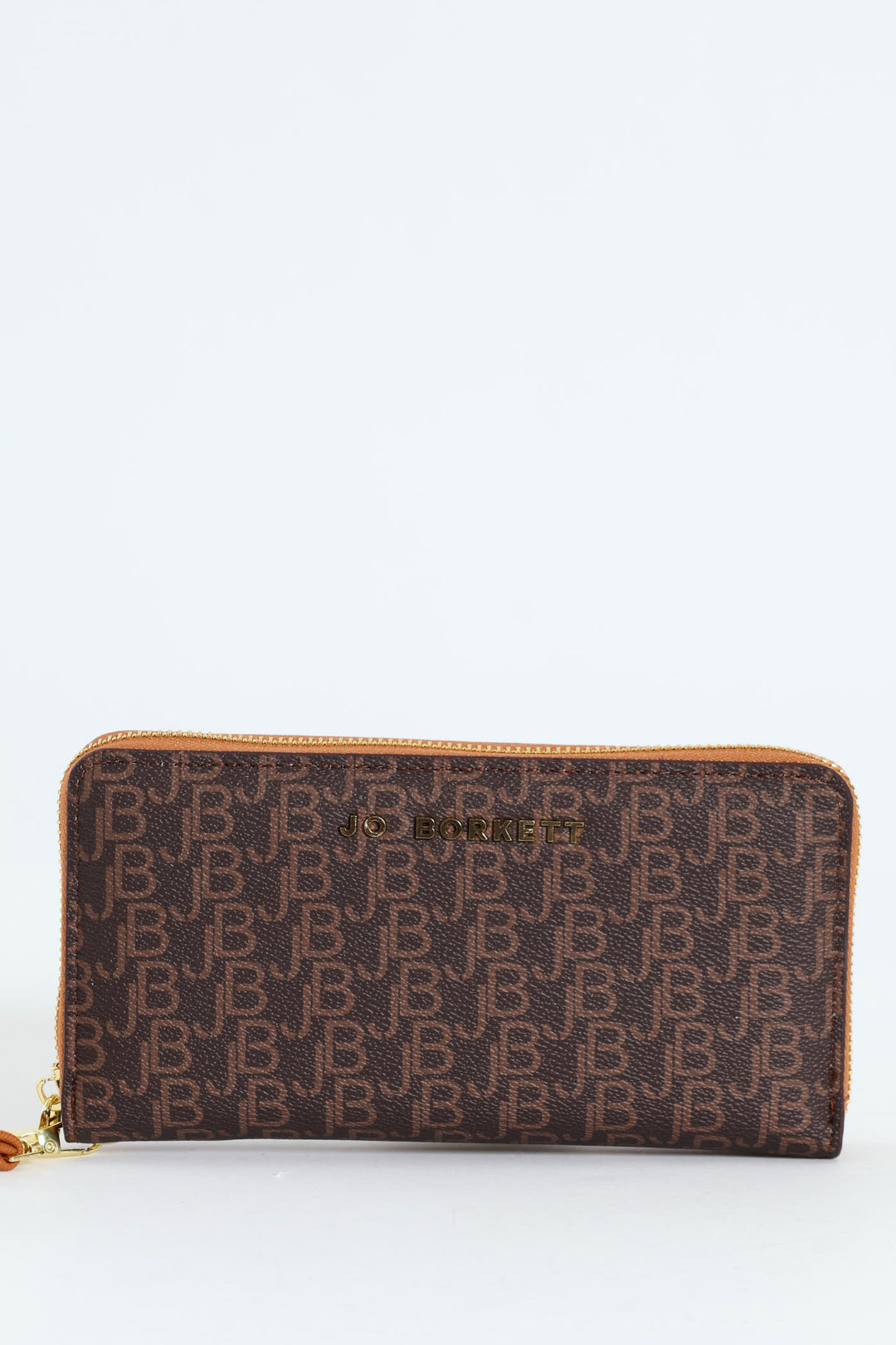 Paula Logo Wristlet Bag - Brown