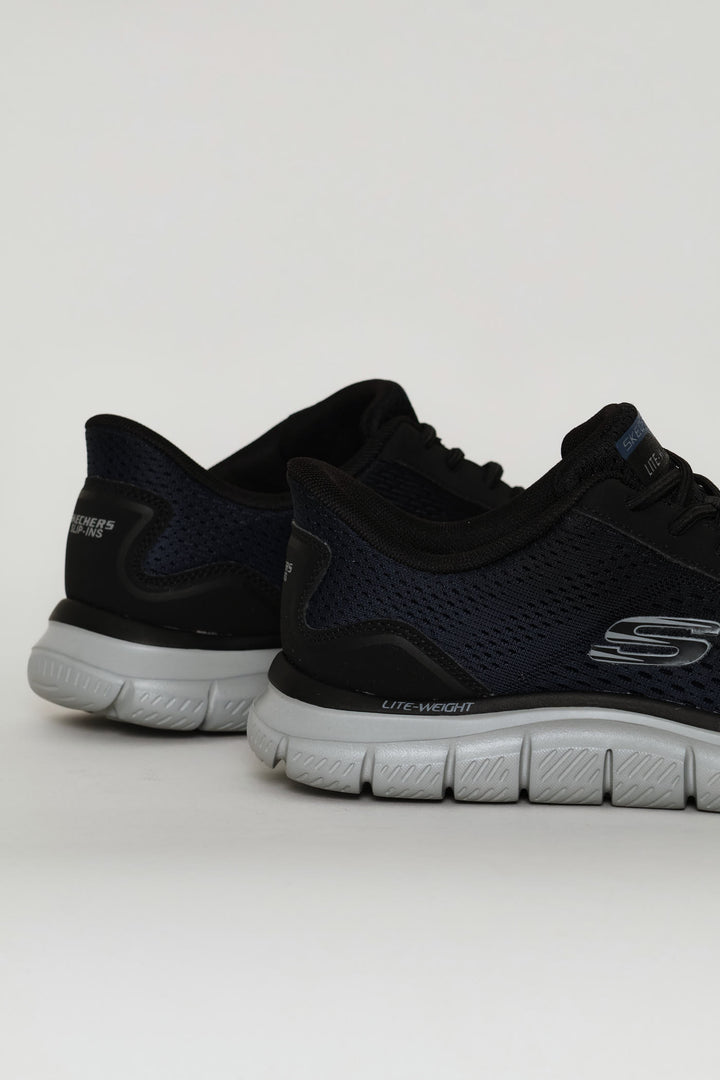 Track Fashion Knit Trainer - Navy/Black