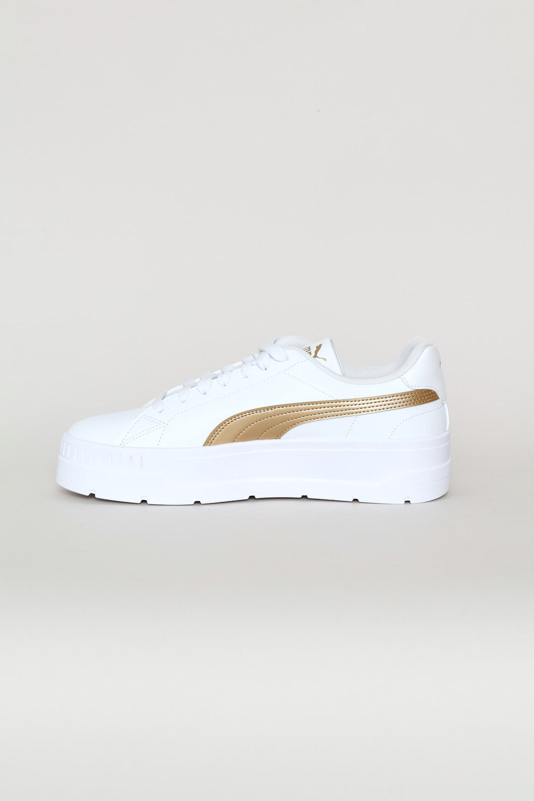 Karmen Classic Metallic Glam Sneaker - White