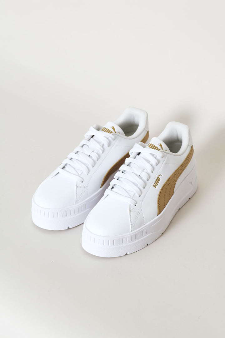 Karmen Classic Metallic Glam Sneaker - White
