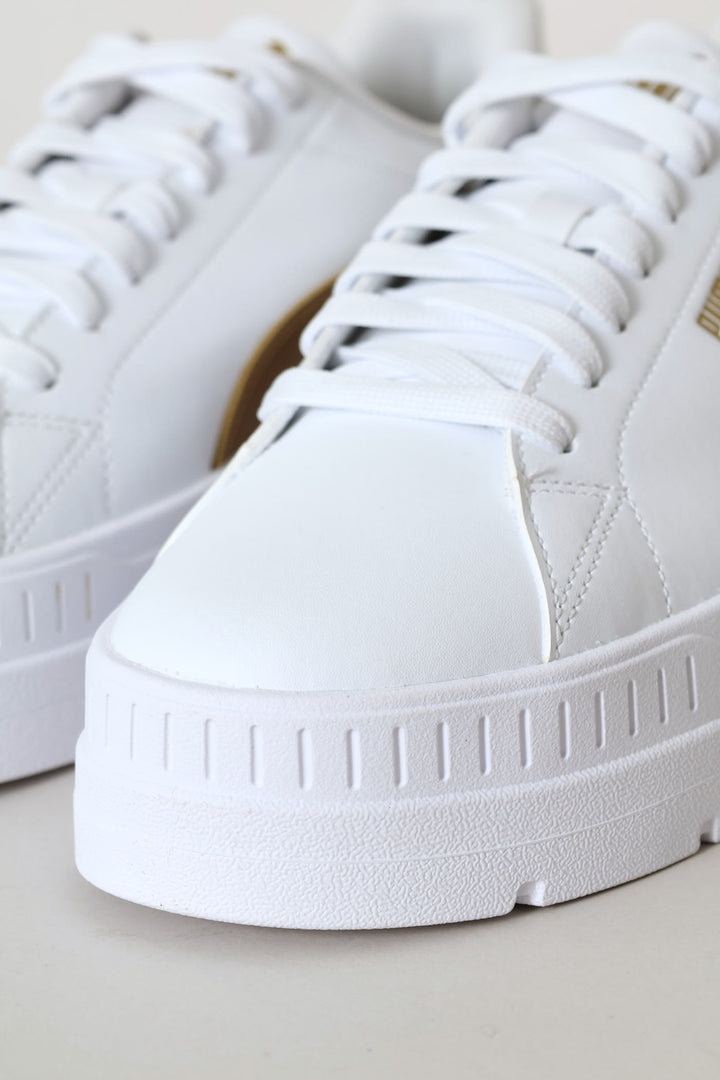 Karmen Classic Metallic Glam Sneaker - White