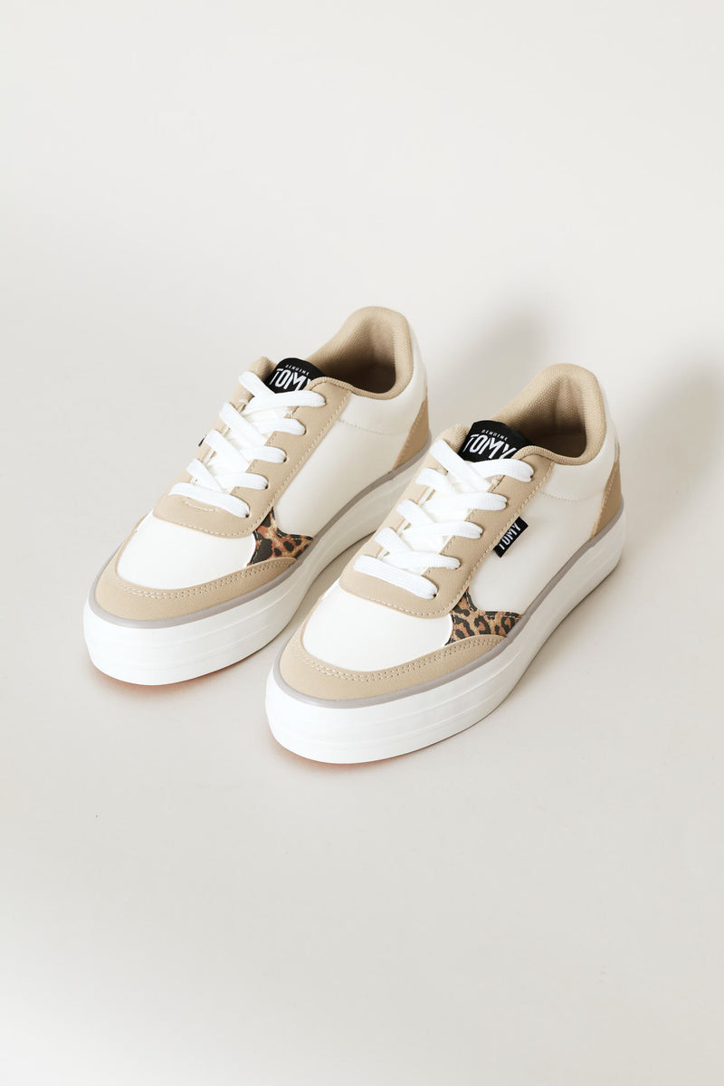 Sydney Sneaker - White/Beige
