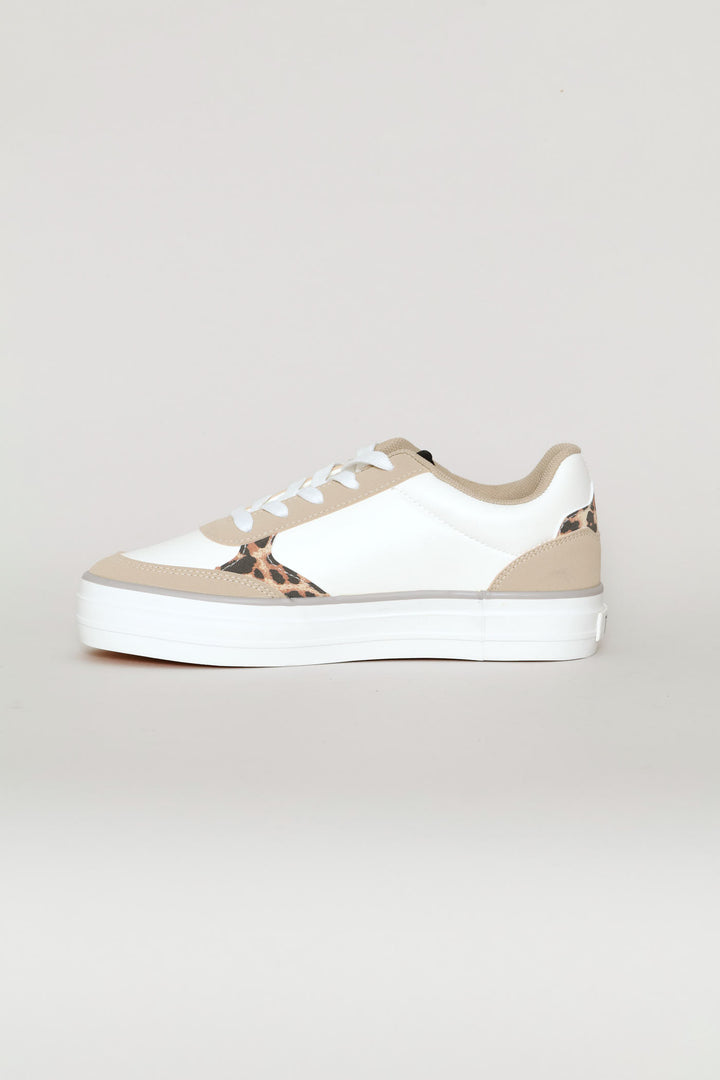 Sydney Sneaker - White/Beige