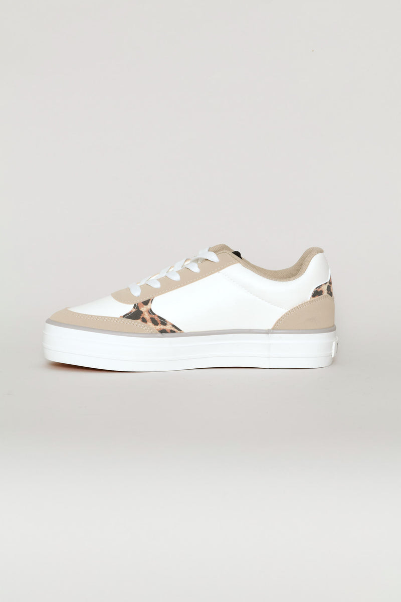 Sydney Sneaker - White/Beige