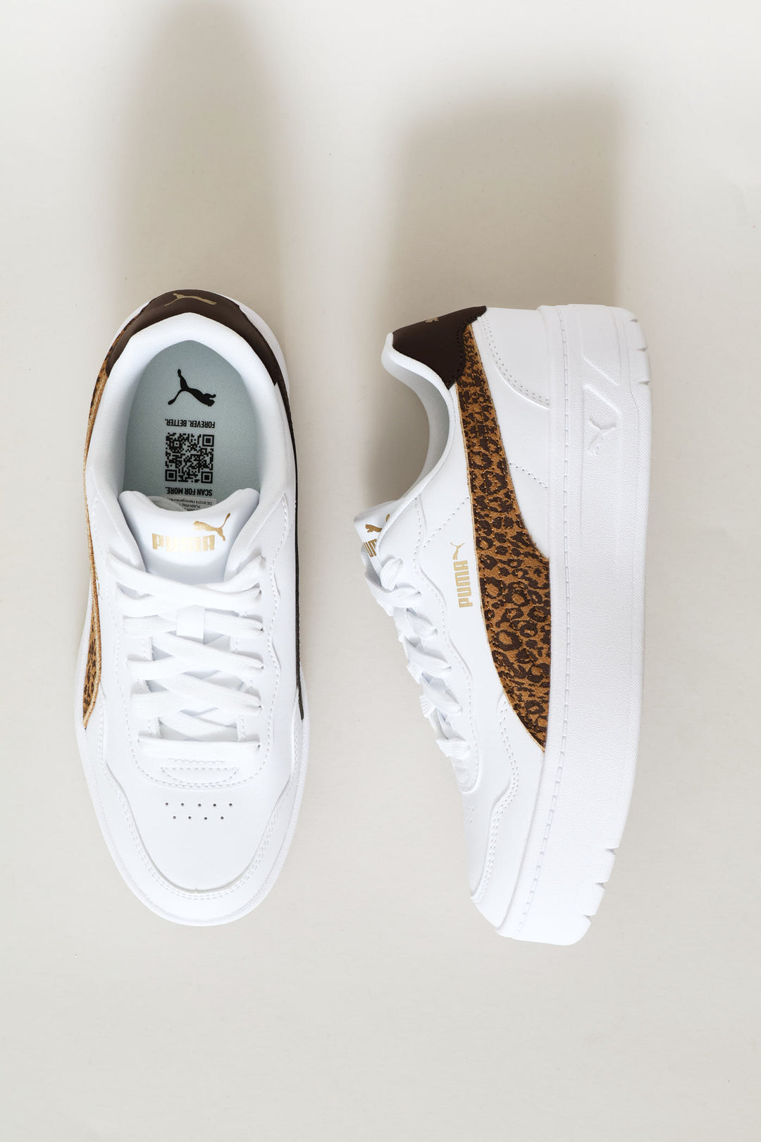 Court Lally Skye Feline Sneaker - White