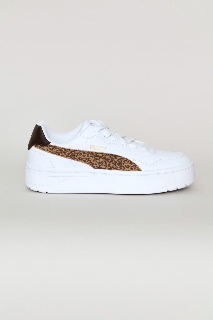 Court Lally Skye Feline Sneaker - White