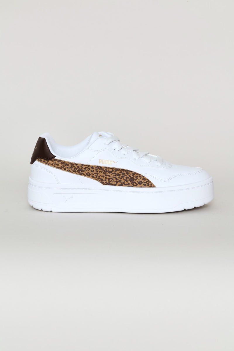 Court Lally Skye Feline Sneaker - White