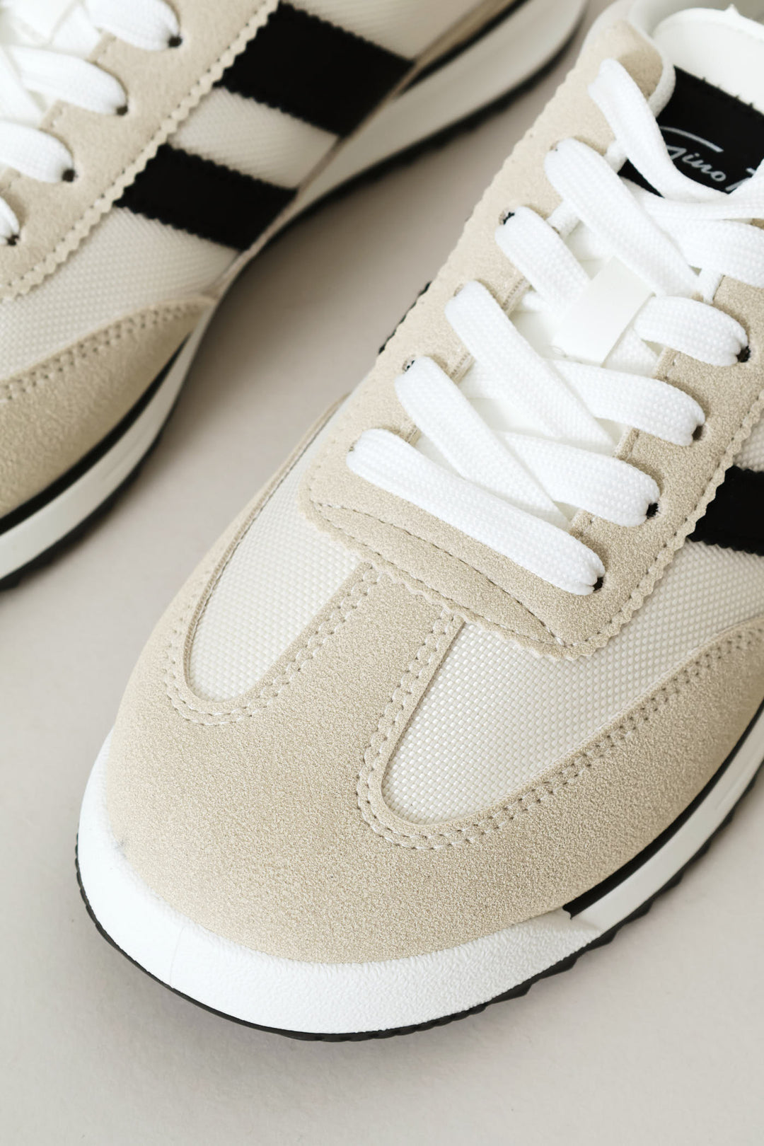 The Game Double Stripe Detail Sneaker - White